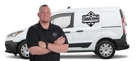 CDS Plumbing Services service van in Tampa, FL