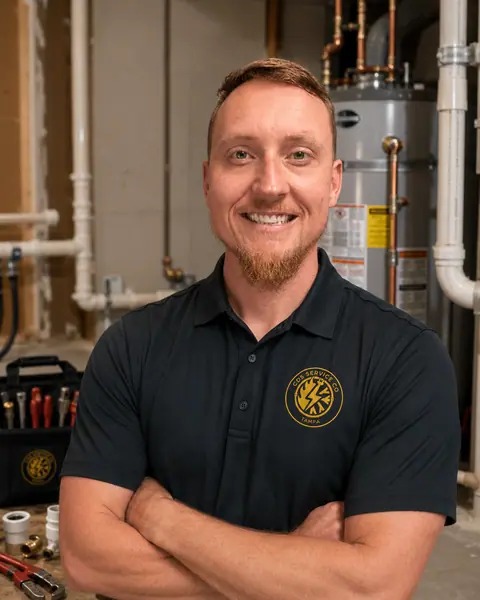 Justin Cook, owner of CDS Plumbing Services