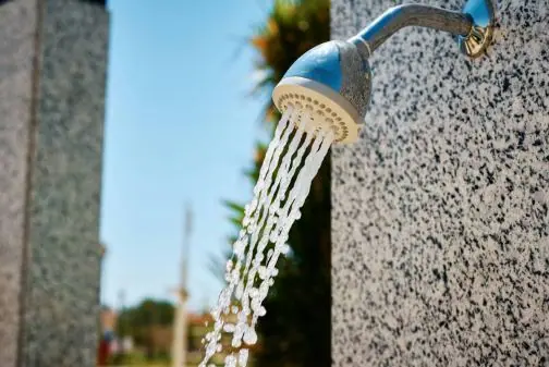 Outdoor Shower Installation