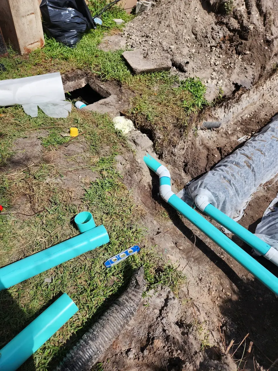 French Drain Installation in Riverview